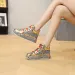 Fashion Rhinestone Handmade Flat Skate Woman Comfortable Sports Height Increasing Casual College Designer Shoes_desvips.com