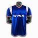 Red Devils Man L1985 Away Blue Short Sleeve Game Jersey 8485 Retro Classic Edition Football Shirt Now_desvips.com