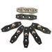 30pcs Steel Ball Pouch Slingshot For Flat Rubber Band PU Leather Outdoor Shooting Accessories_desvips.com