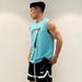 Running Vest Men's Quick-Drying Breathable American Fitness Sleeveless T-Shirt Summer Mesh Sports Top Basketball_desvips.com