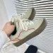 Live Mint Green Casual Sneakers Unisex Couple NEW Free Shipping Spring New Leather Men's Shoes_desvips.com