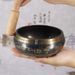 Nepal Singing Bowl Handmade Bowl Hand-Hammered Tibetan Singing Bowl Set - Stress Relief, Chakra Balancing & Meditation Tool_desvips.com