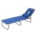Outdoor Tri Fold Massage Reclining Bed Balcony Leisure Outdoor Courtyard Reclining Chair Villa Swimming Pool Reclining Bed Folding Beach Bed_desvips.com