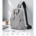 Cross-Border High-End Men's Chest For Commuting And Travel, Large Capacity Shoulder With Water Bottle Holder, Crossbody_desvips.com
