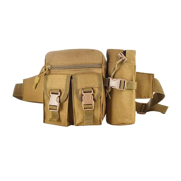 Multi-sport Water Bottle Waist Bag Is Detachable Suitable For Outdoor Sports Such As Mountaineering, Camping, And Hiking_desvips.com