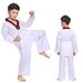 2022 TKD Costumes Clothing White Taekwondo Us WTF Karate Judo Dobok Clothes Children Adult Unisex Long Sleeve Gi_desvips.com