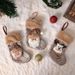 001 New Size Three Combination Pack Christmas Tree Decoration Pendant Santa Claus Gift Bag Small Socks_desvips.com