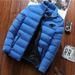 2024 New Cotton Clothing Winter Men's High Quality Casual Fashion Lightweight Business Stand Up Collar Warm Coat_desvips.com