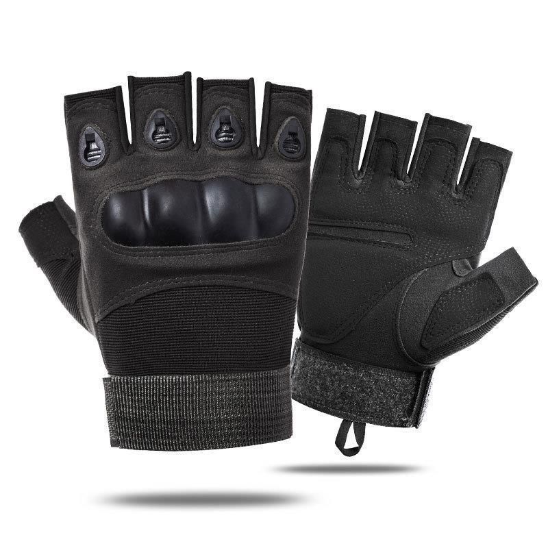Tactical Gloves Military Enthusiast Outdoor Cycling Fitness Mountaineering Combat Full Anti-Slip Wear-Resistant Half_desvips.com