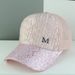 Women's Trendy Versatile Spring Summer Mesh Hat Sunshade Sun Protection Fashion Sequin Baseball Cap Light And Comfortable_desvips.com