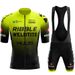 Summer Short Sleeve Cycling Jersey HUUB Road Bike Clothing Breathable Sports Suit With Silicone Seat Cushion Bib Shorts_desvips.com