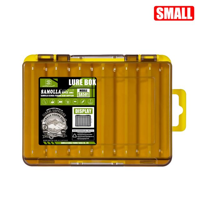 Fishing Tackle Box 14 Compartments Fishing Accessories Lure Hook Storage Case Double Sided Fishing Tool Organizer Boxes_desvips.com