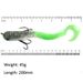 4PCS/lot Mizugiwa Shallow Pike Lure 20cm 45g Fishing Soft Bait Musky Wobbler Jerkbait Spring Bulldawg Freshwater Leurre_desvips.com