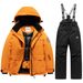 New Children's Ski Suit Set, Boys And Girls, Outdoor Warm, Windproof And Waterproof Ski Equipment, Complete Set._desvips.com