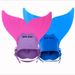 Swimming Mermaid Fins Free Breaststroke Silicone Non-Slip Adult Children Professional Diving Training Wholesale_desvips.com