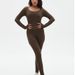 Seamless High-Waist Long Sleeve Yoga Bodysuit - Stretchy Full-Length Workout Jumpsuit For Women, Tummy Control & Breathable_desvips.com