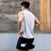 Running Vest Men's Quick-Drying Breathable American Fitness Sleeveless T-Shirt Summer Mesh Sports Top Basketball_desvips.com