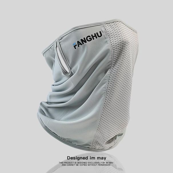Sports Face Masks Anti Ultraviolet Ear Hanging Sunscreen Mask Neck Protection Mesh Breathable Ice Silk Full Face Mask For Men And Women Sports Fishing_desvips.com