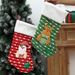 001 New Large Socks Knitted Children's Gift Candy Bag Christmas Tree Ornament_desvips.com