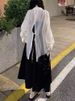 Ankle Plus Size Ladies Flab Hiding Slim Sun-Proof Clothing Long Dress_desvips.com