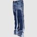 Men's Retro Straight Fit Jeans, Streetwear Baggy Denim Pants, High Elastic Comfort_desvips.com