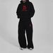 25 Autumn New Letter Print Hoodie Fleece Pullover Casual Sweatshirt Set For Men_desvips.com