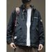 ActiveGo American Style Workwear Jacket For Men, Autumn And Winter Season, Trendy Brand, Casual Large Pocket, Versatile Hooded_desvips.com
