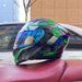 Orz Motorcycle Helmet, Unisex Flip Up Helmet, Dual Mirrors, Winter Style, Rear Wing, Semi Full Coverage, All Season, Bluetooth Slot, 3C Certified._desvips.com