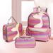 new elementary school student backpack three-piece set mother-child bag waterproof load-reducing large-capacity children's backpack_desvips.com