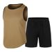Foreign Trade Summer Men's Basketball Outfit, Tank Top Short-sleeved Shorts 2-piece Set For Running And Fitness, Solid_desvips.com