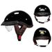 Motorcycle Helmet, Harley Half Helmet, 3C/DOT Certified, Electric Scooter Safety Helmet, Men's And Women's Summer Riding Helmet_desvips.com