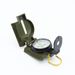 Outdoor Survival Multi-Functional Hiking Camping Travel Military Green Compass_desvips.com