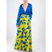 Women's Clothing new loose large size temperament printed shirt top wide-leg pants suit_desvips.com