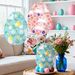 Cross-border Easter For Spring-themed Parties, Rabbit Egg Hanging Paper Lantern Arrangements And Decorations_desvips.com