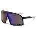 Sports Eyewears Fashion Cycling Glasses Outdoor Sports Glasses One Piece Large Frame Sunglasses Colorful Reflective Mercury Sunglasses_desvips.com