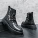 NEW Luxury Brand Black Men's Chelsea-Boots Gothic Biker Boots Men's Casual Leather Outdoor Shoes Ankle Boots For Men_desvips.com