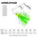 Metallic Sequin Beard Man Bait 10G 14G Tassel Spinnerbait Anti-Hook Bottom Bionic Fishing Lure_desvips.com