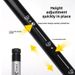 Kuangtu Outdoor Trekking Pole Snap-on Aluminum Alloy Three-section Telescopic Walking Stick Climbing Hiking Equipment_desvips.com