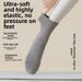 Women's Yoga Socks Mid Calf Non Slip Cotton Sports Fitness Dance Pilates Indoor Floor Socks For Spring And Summer_desvips.com