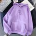 Women's Clothing autumn and winter new style hooded sweatshirt for women plus velvet student loose casual couple long sleeved tops for women_desvips.com