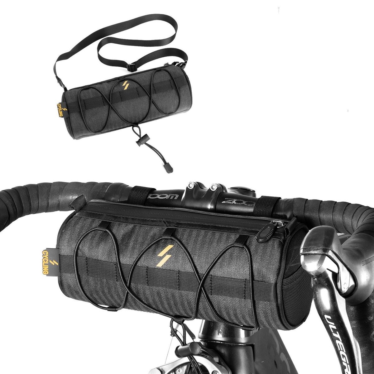 ROCKBROS Bicycle Bag Water Bottle Holder Handlebar Bag Handlebar Stem Bag DHL_desvips.com