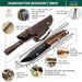 BeaverCraft Bushcraft Knife With 5-inch Fixed Carbon Steel Blade, Full Tang Construction, Fire Starter, And Leather Sheath - 9.8-inch Overall Length F_desvips.com