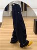 Navy Blue Waterproof Fleece-Lined Softshell Men's Autumn Winter American Paratrooper Work Outdoor Hiking Ski Pants_desvips.com