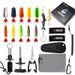Shark Scavenger|20-piece Lure Set With Sequins Airplane Box, Bionic Bait, Artificial Bait Accessories, Gift For Fishing,_desvips.com