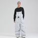 Men's New Loose Professional Sports Outdoor Single And Double Board Windproof Warm Ski Suit Bib Pants Women_desvips.com