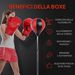 Set Punching Ball Da Terra Per Adolescenti Con Guantoni E Pompa, Altezza Regolabile Da 126-144 Cm_desvips.com