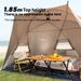 Sonuto Outdoor 4-7 People Camping Park Beach Tent Vinyl Sunscreen Folding Portable Canopy Rainproof And Sunscreen Shelter_desvips.com
