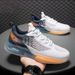 RenMou Men's 2025 New Mesh Height Increasing Trendy Fashionable Fly Woven Jelly Casual Men's Running Sports Shoes Exclusive Supply_desvips.com