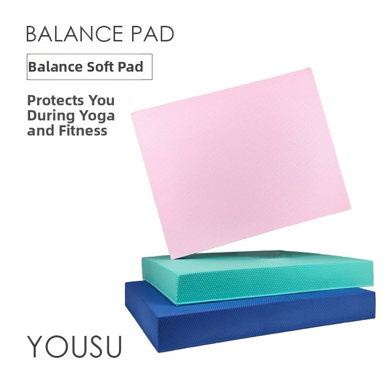 Extra Large Thick TPE Balance Pad High Rebound Ab Wheel Kneeling Pad Fitness Exercise Training Yoga Foam Flat Pad_desvips.com