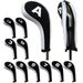 Golf Zipper Iron Cover Club Cover 10 Pcs 12 Pcs Long Zipper Protection Club Iron Cover_desvips.com